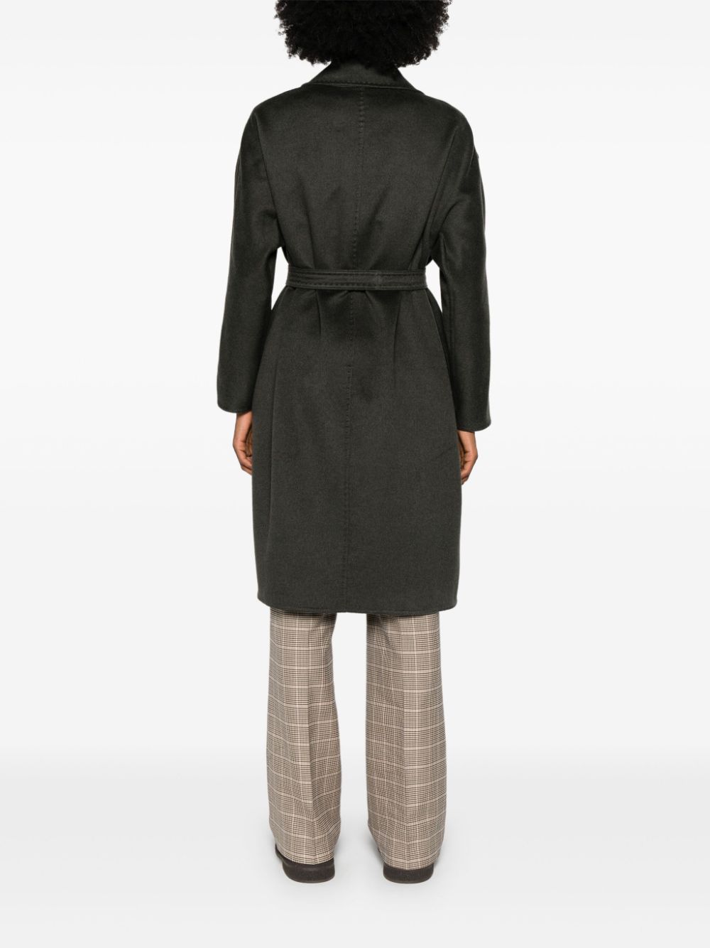 Shop Max Mara Valle Coat In Green