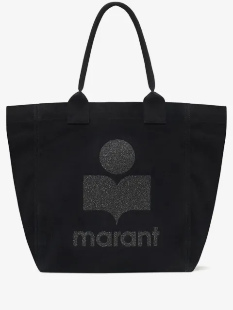 ISABEL MARANT Yenky zipped cotton bag with logo