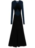 Christopher Esber lace-detailed maxi dress - Black