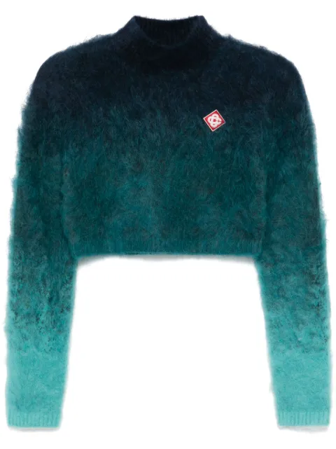 Casablanca gradient high-neck sweater