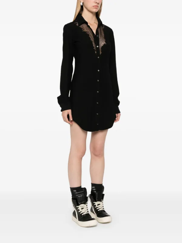DIESEL>>ディーゼル D-Giseld ミニドレス Diesel D-Giseld ミニドレス | ブラック | FARFETCH JP