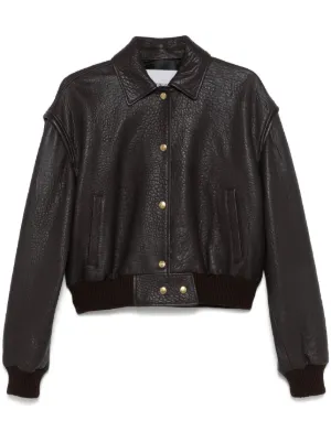 MM6 Maison Margiela クロップド ボンバージャケット | ブラック