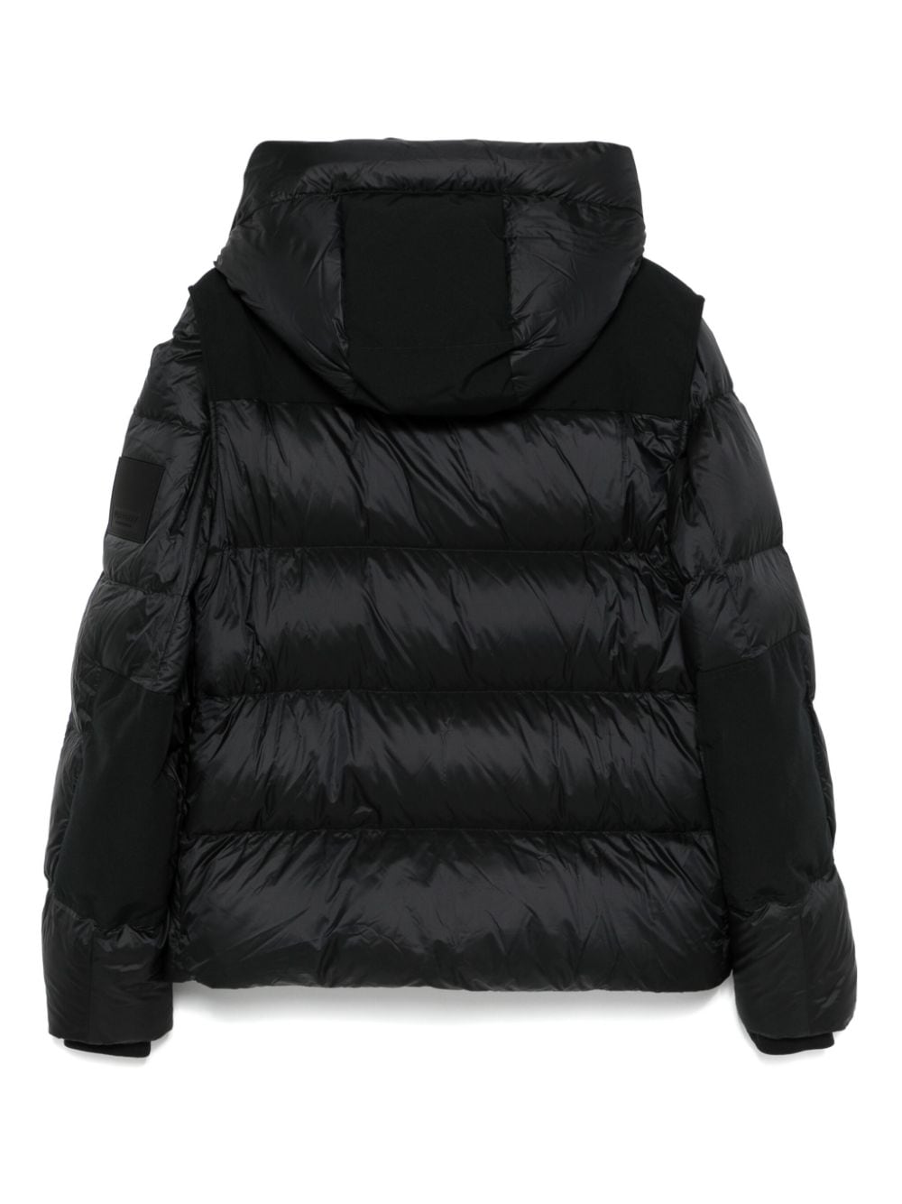 Burberry detachable-sleeves padded jacket - Zwart