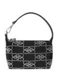 GANNI crystal-embellished handbag - Black