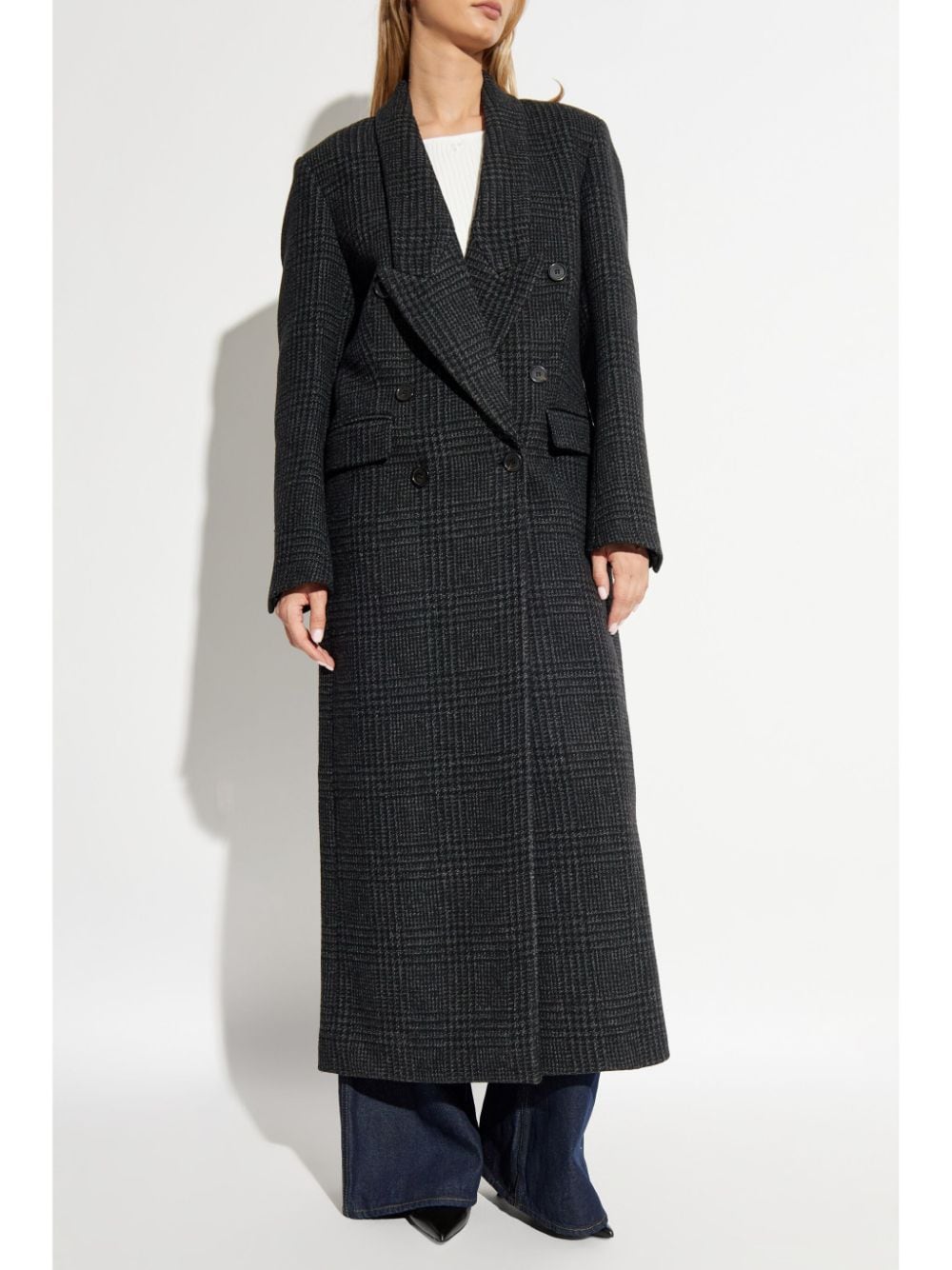 Affordable Coperni check-pattern coat Women