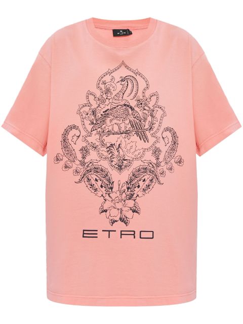 ETRO graphic-print cotton T-shirt Women