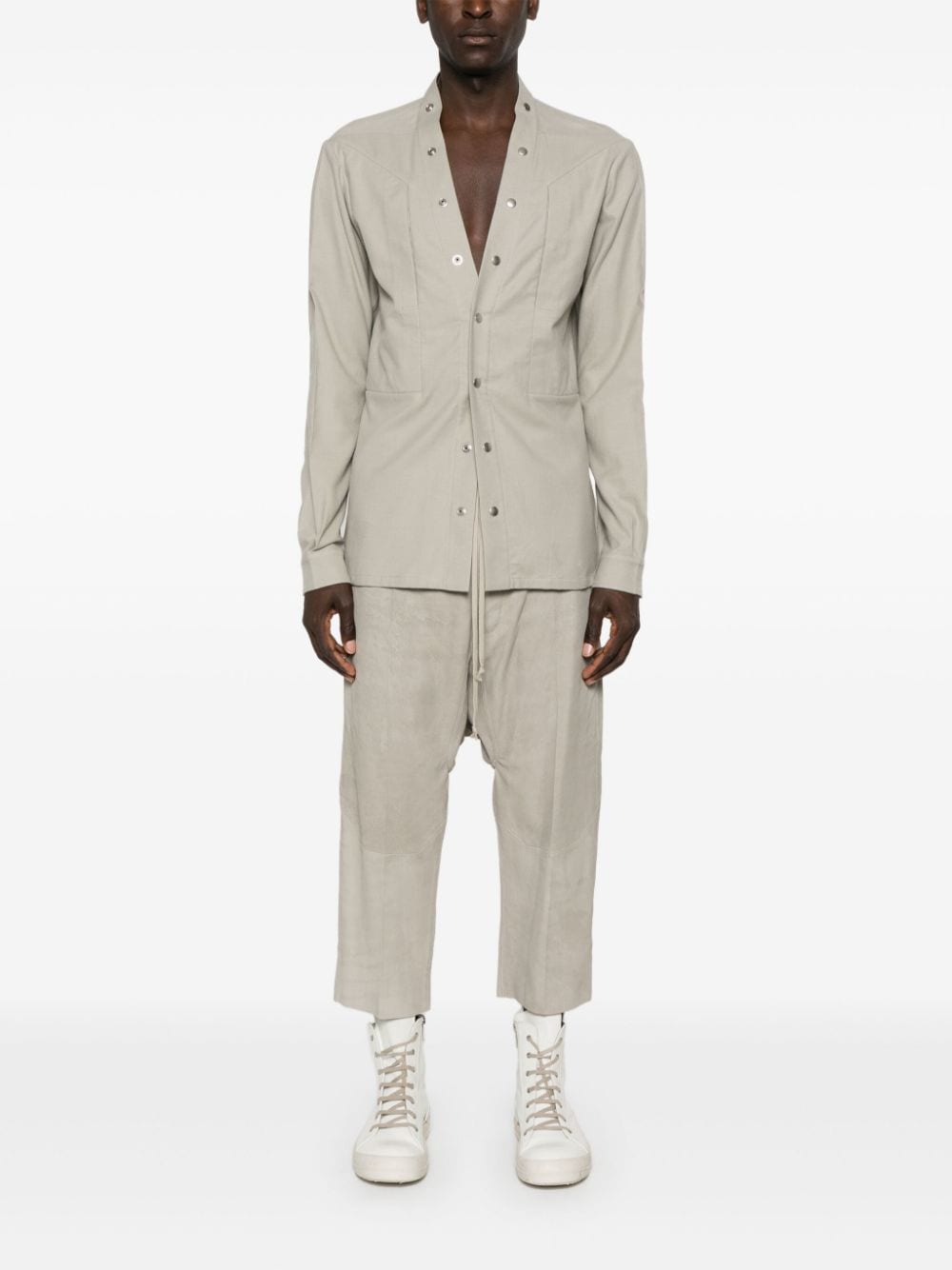 Rick Owens Cropped broek - Grijs