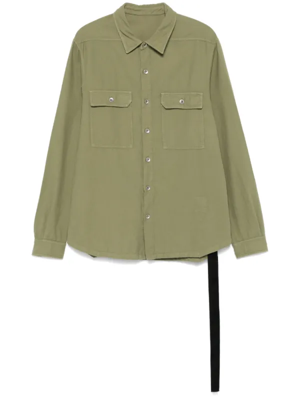 Rick Owens DRKSHDW コットン シャツ | グリーン | FARFETCH JP