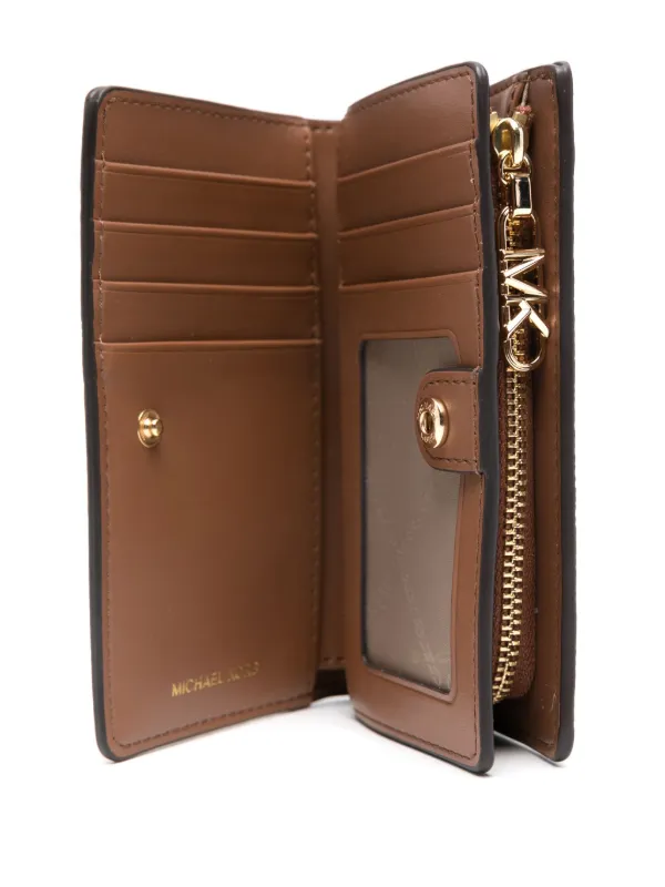 Michael Michael Kors small Jet Set wallet women Calf Leather One Size Brown
