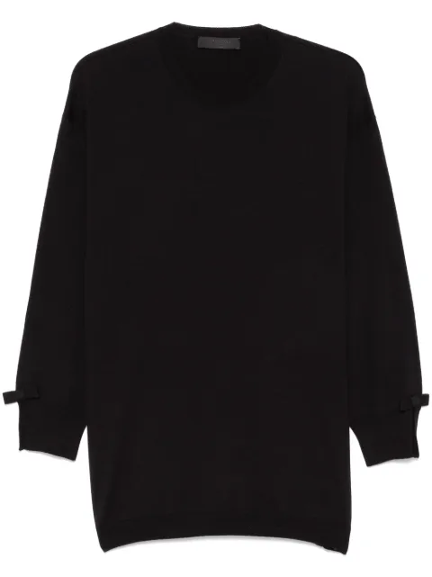 Valentino Garavani bow-cuffs sweater