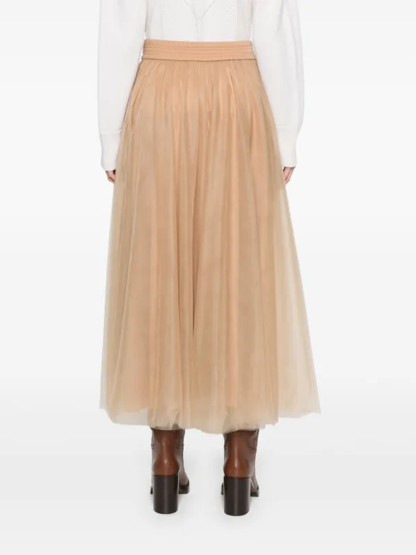 スカート FABIANA FILIPPI TULLE MIDI SKIRT Fabiana Filippi Tulle Midi Skirt | Neutrals | FARFETCH