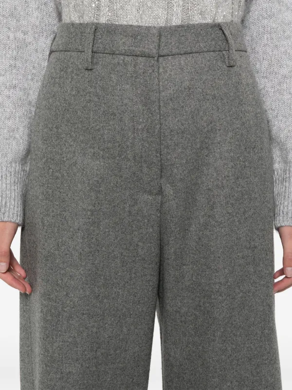 [FABIANA FILIPPI] アメリア フルードフランネル パンツ Fabiana Filippi Amelia フランネルパンツ | ブラック | FARFETCH JP