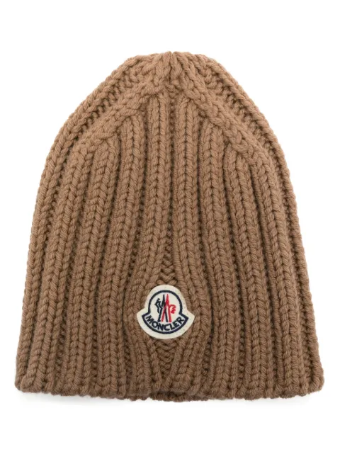 Moncler virgin-wool beanie hat