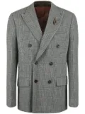 Golden Goose checked blazer - Grey