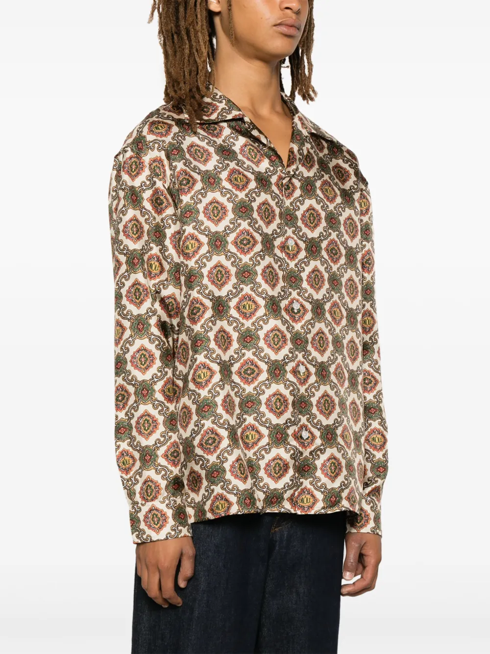 Drôle De Monsieur Renzo overhemd Beige