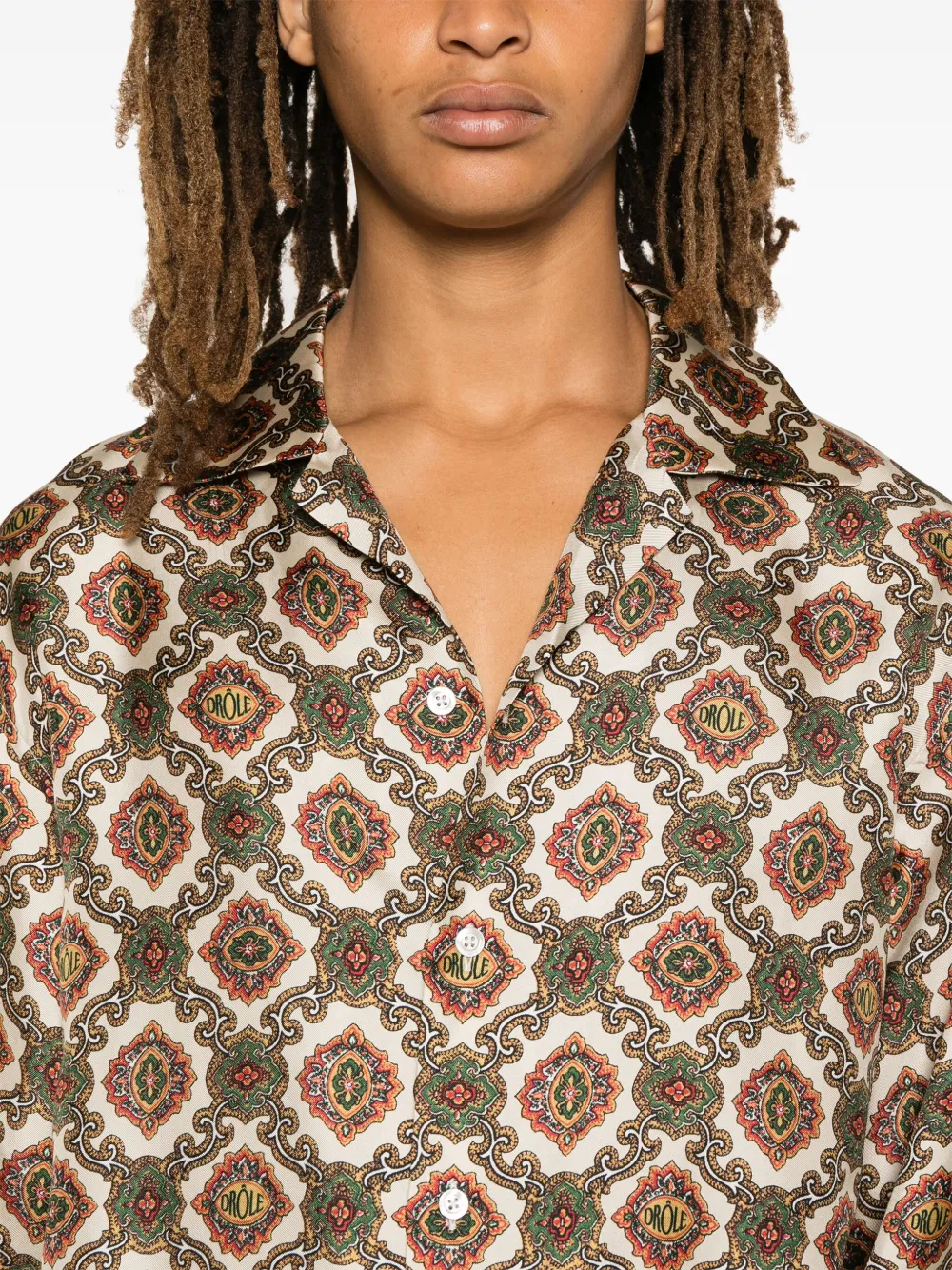 Drôle De Monsieur Renzo overhemd Beige