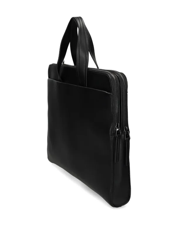 Calvin Klein Logo Briefcase Black FARFETCH ID