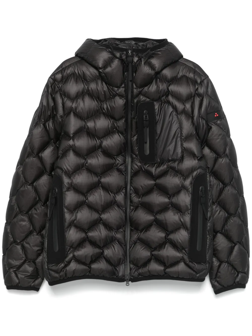 Peuterey Steppjacke mit geometrischer Steppung | Schwarz | Image 1