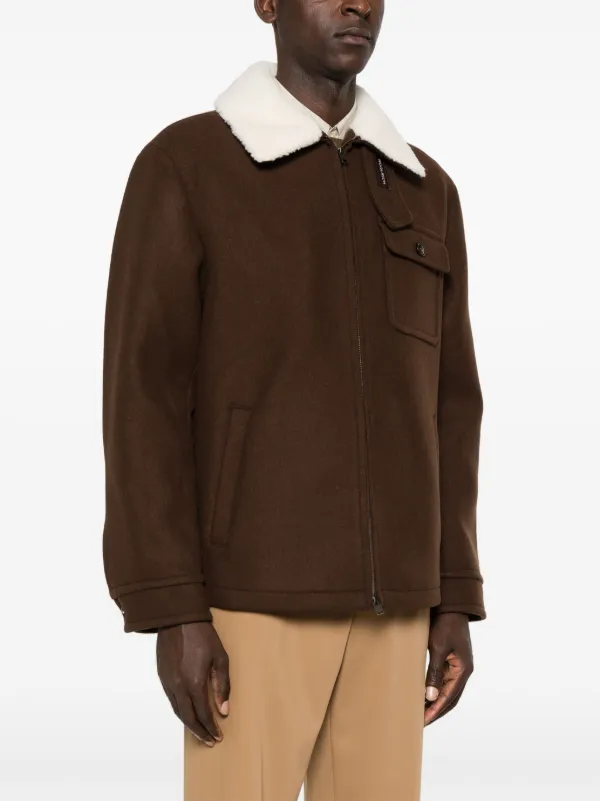 Woolrich shearling coat top