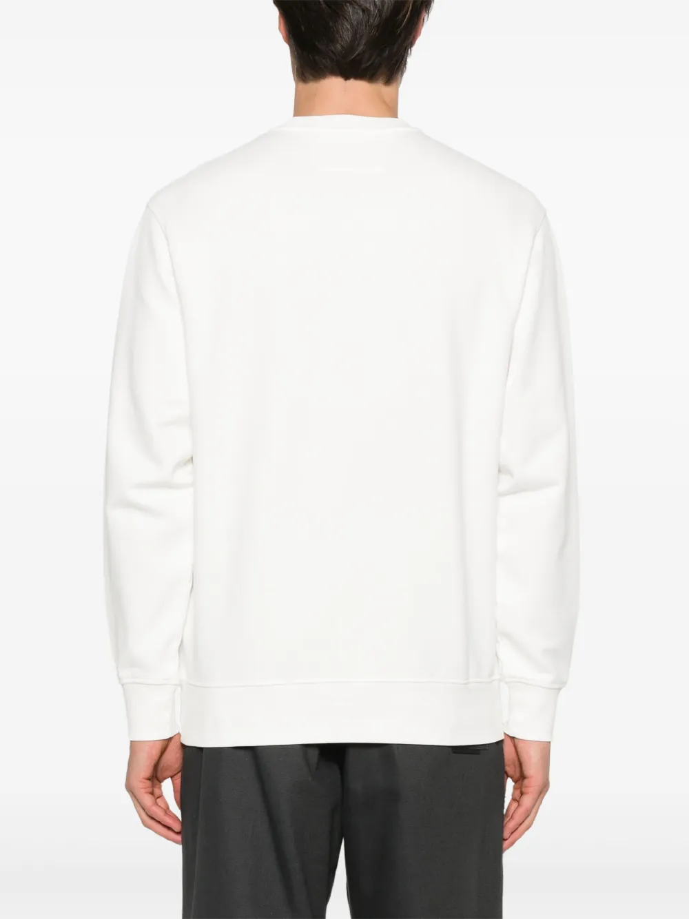 C.P. Company Sweater met geborduurd logo Wit