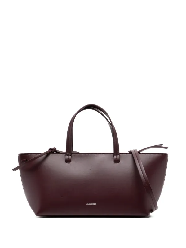 Jil Sander ロゴ ハンドバッグ | ニュートラル | FARFETCH JP