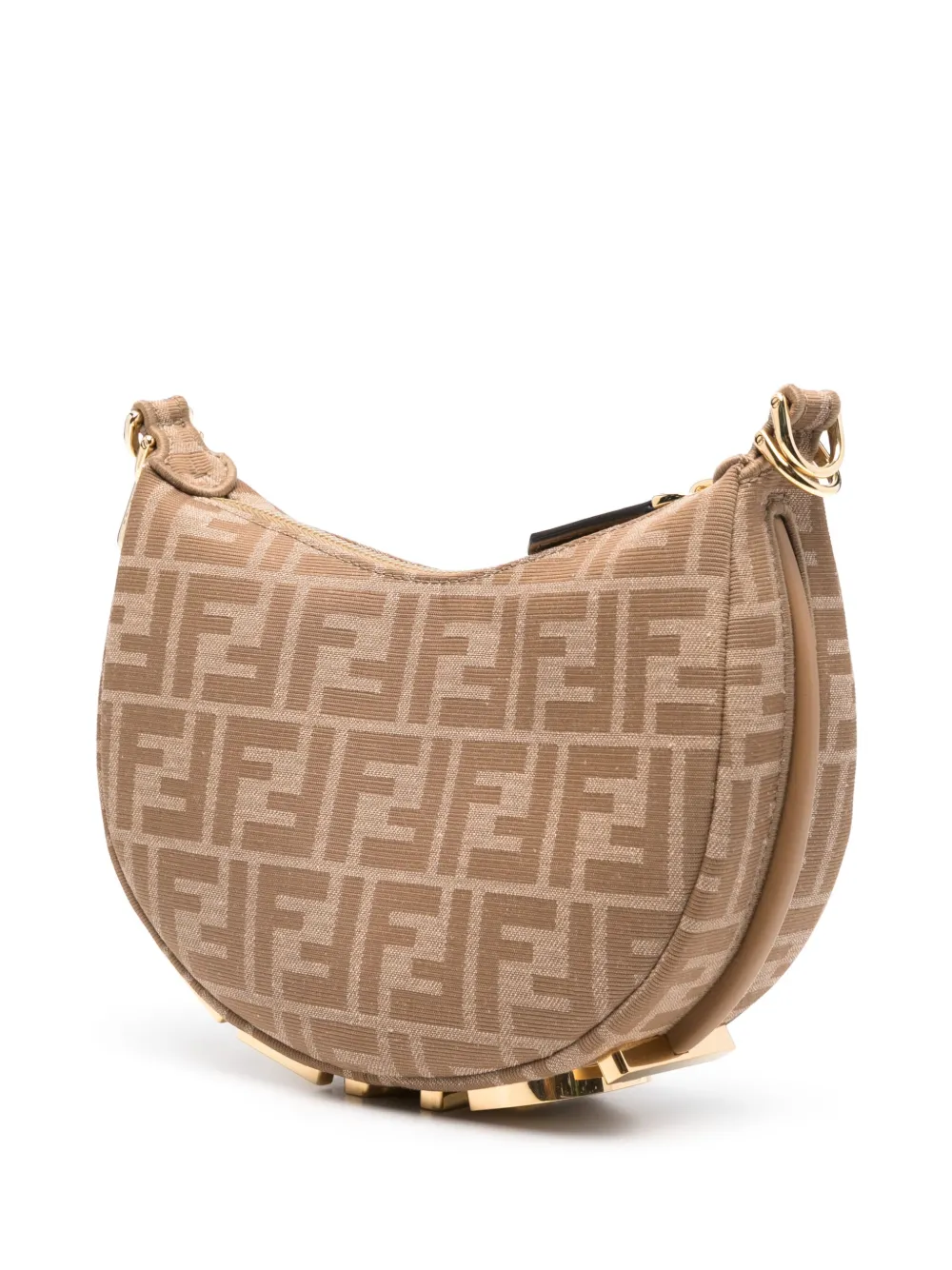 FENDI graphy mini-schoudertas Beige