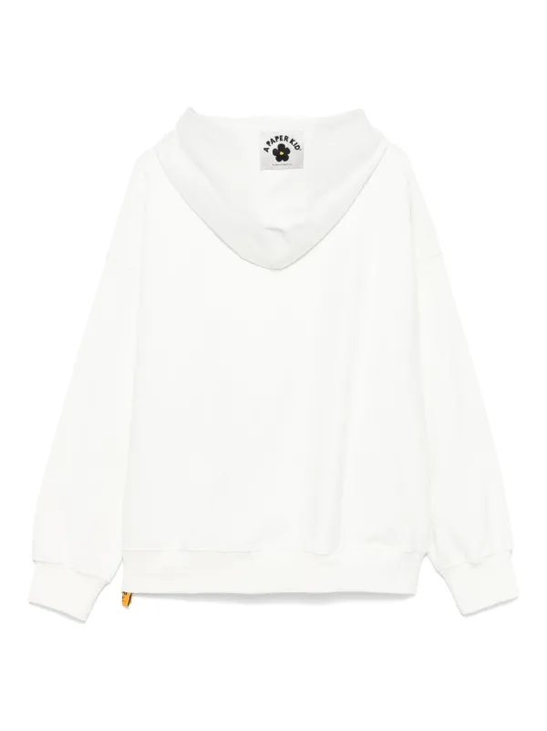 A Paper Kid Hoodie Neutro FARFETCH AR