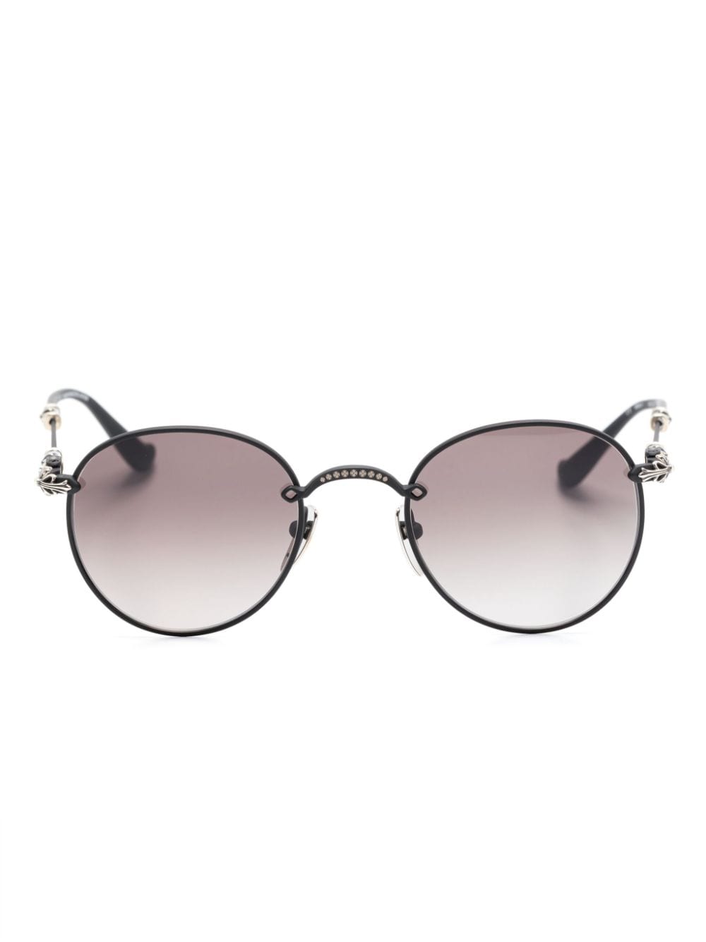 Chrome Hearts Pantos-frame Sunglasses In Brown