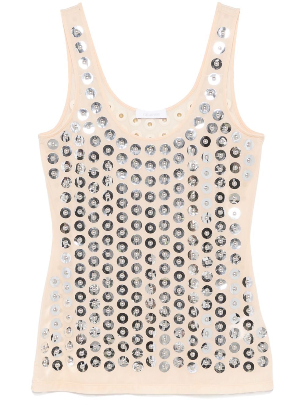 Rabanne Haut tanktop Beige