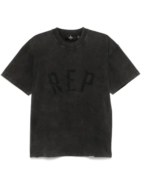 Represent REP アプリケTシャツ Represent REP アップリケ Tシャツ | ブラック | FARFETCH JP