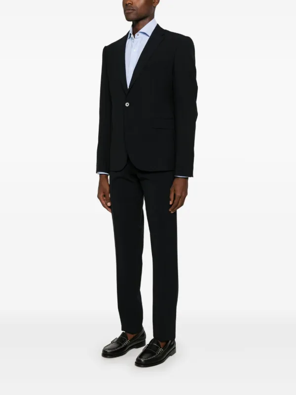 Emporio Armani シングルスーツ | ブルー | FARFETCH JP