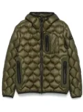 Peuterey geometric-quilted puffer jacket - Green
