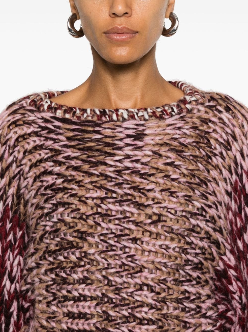 Shop Roberto Collina Chunky-knit Sweater In Pink