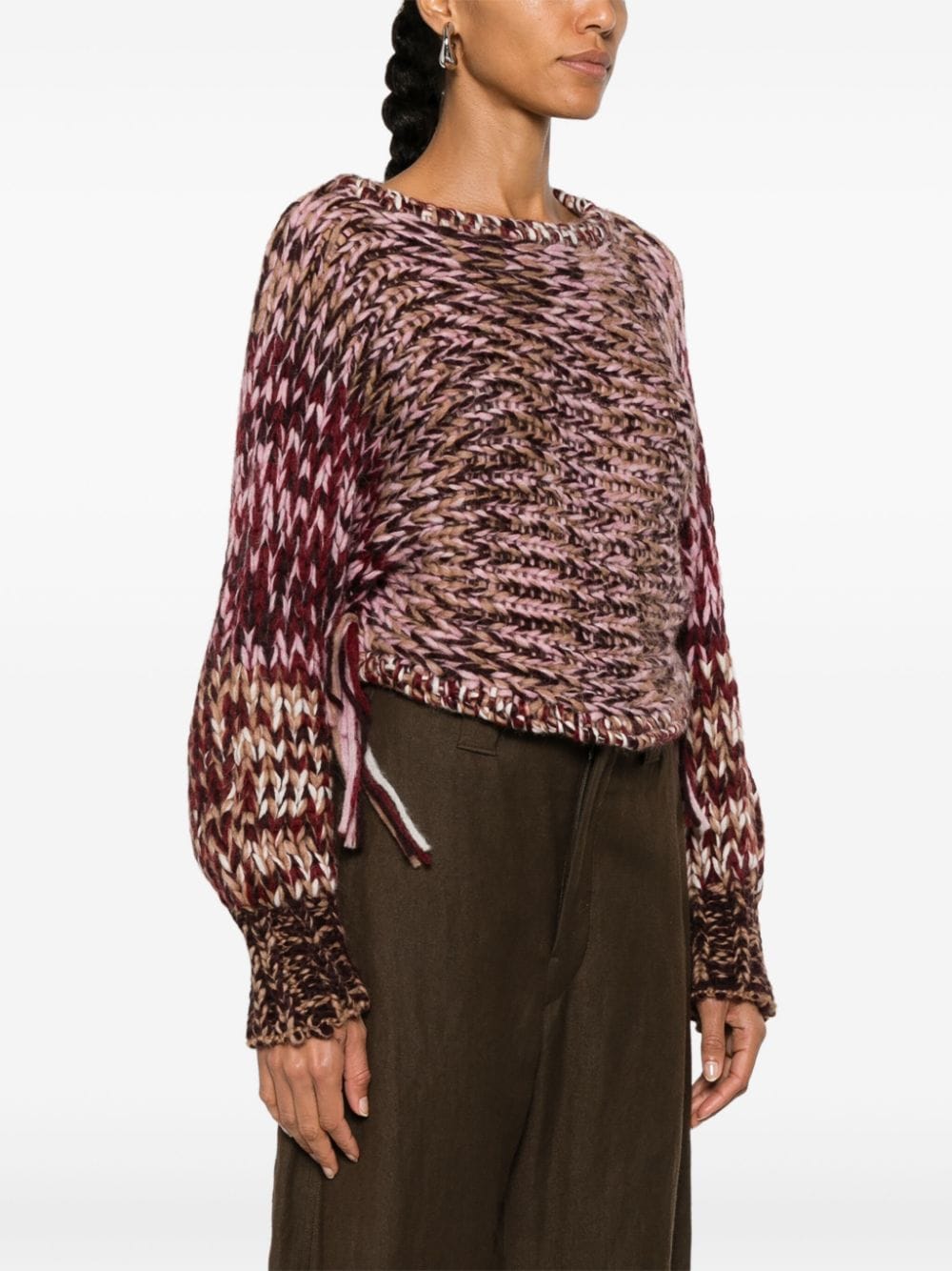 Shop Roberto Collina Chunky-knit Sweater In Pink