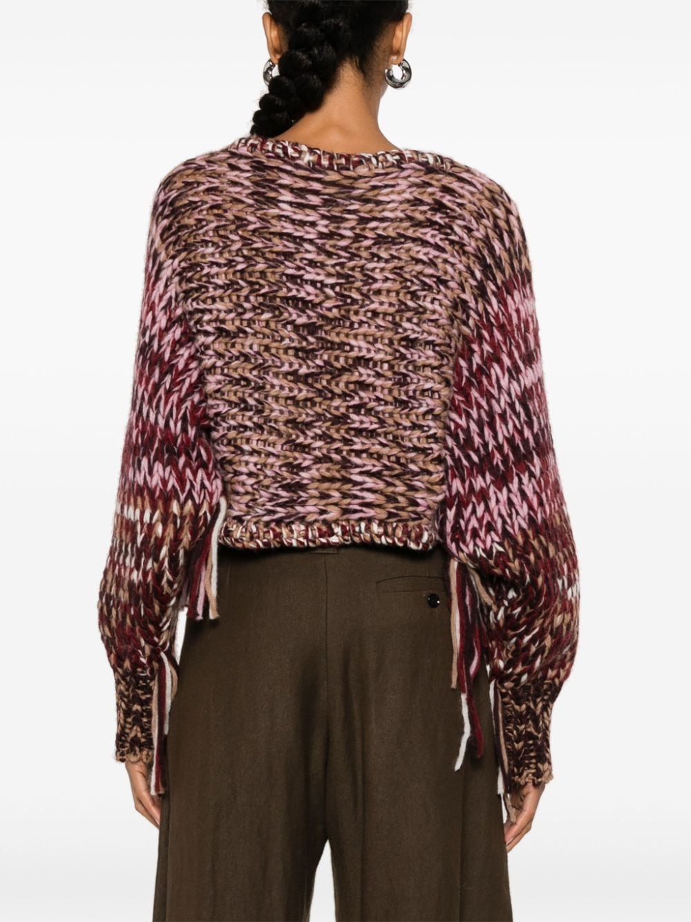 Shop Roberto Collina Chunky-knit Sweater In Pink