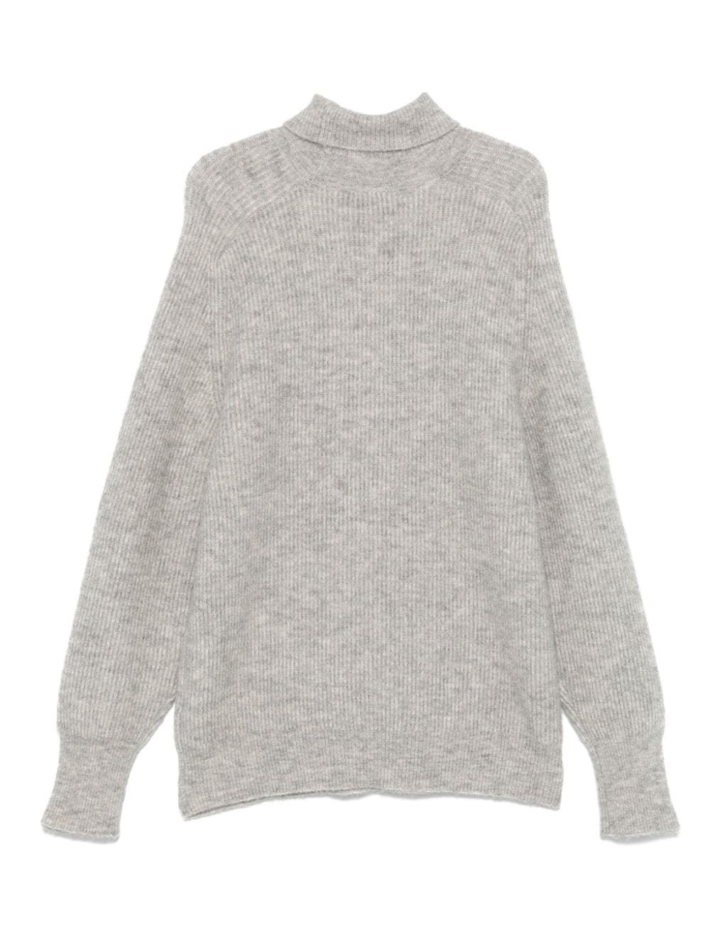 ROTATE BIRGER CHRISTENSEN logo-patch sweater - Grijs