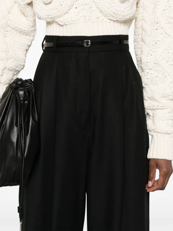 【送料&関税込】SportMax Kiens Black Virgin Wool Pants SportMax ' Kiens' Black Virgin Wool Pants | italist, ALWAYS