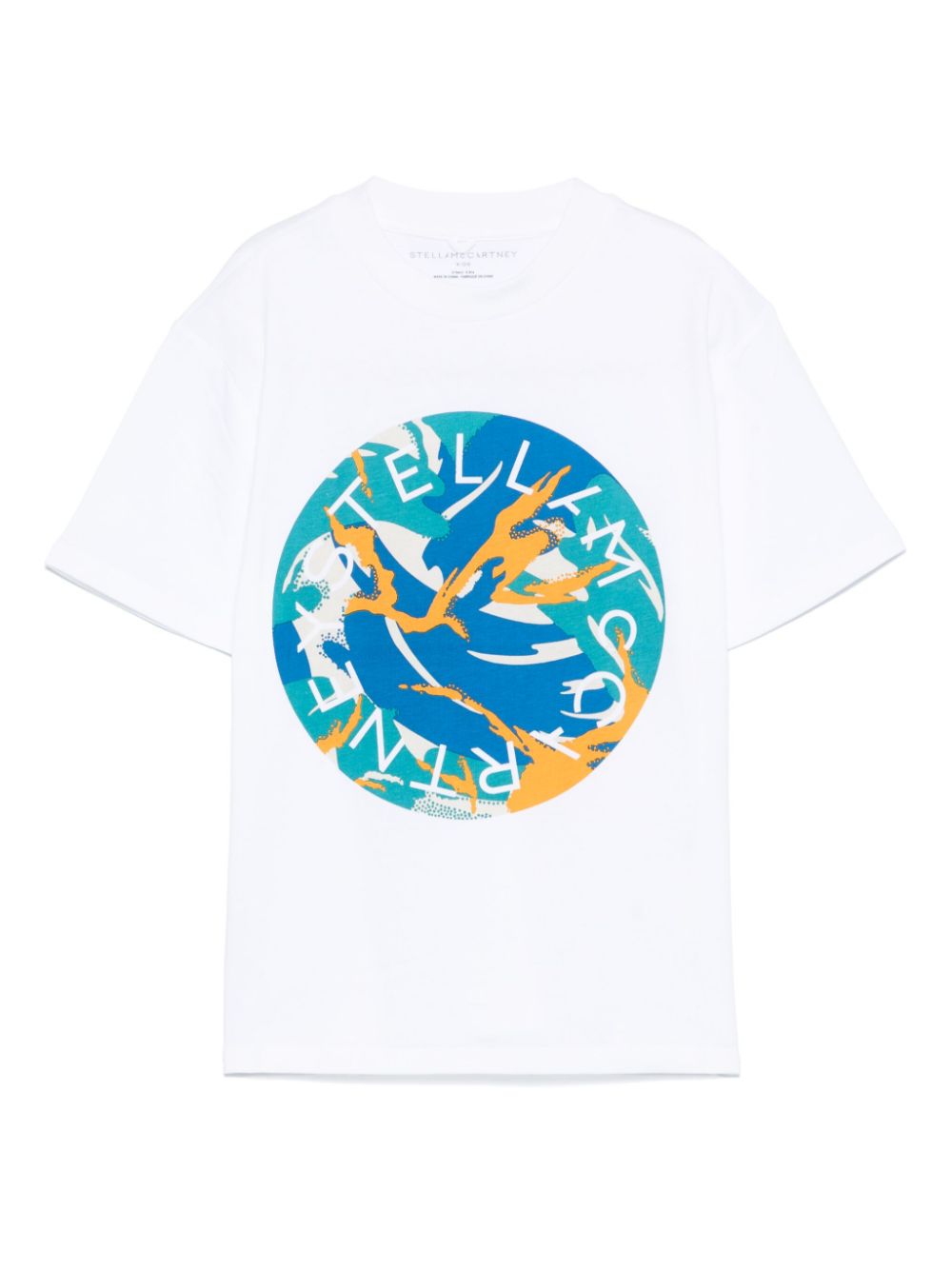 Stella McCartney Kids logo-print T-shirt - White