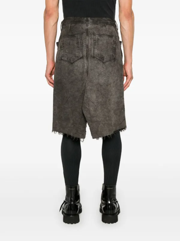RICK OWENS DRKSHDW パンツスカート 確実本物】Rick Owens DRKSHDW スカートレイヤードパンツ - メルカリ
