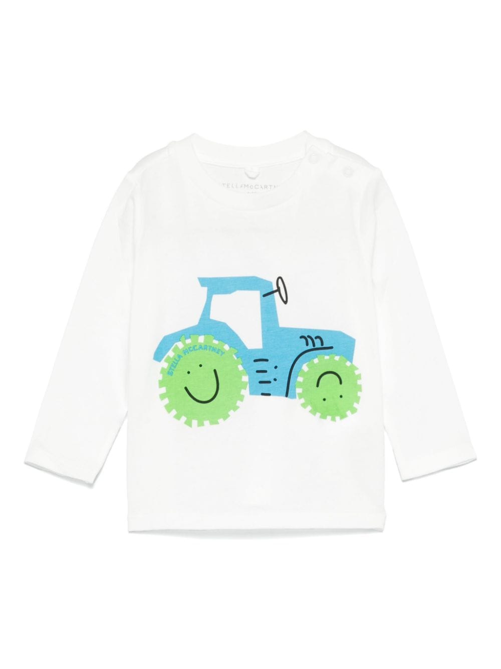 Stella McCartney Kids illustration-print T-shirt - Bianco