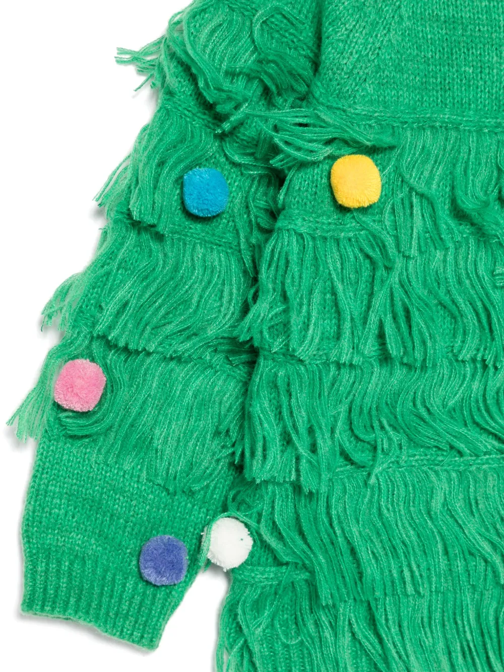 Stella McCartney Kids Trui met pompon detail Groen