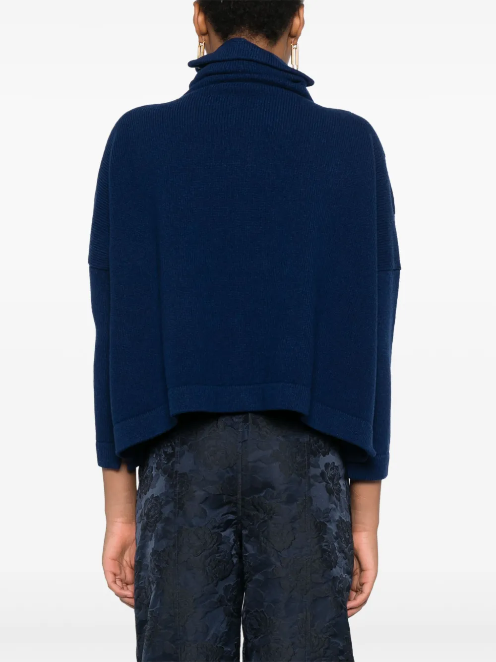 Daniela Gregis Cropped Sweater In 蓝色