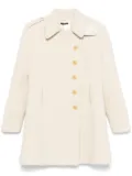 TOM FORD brushed peacoat - White