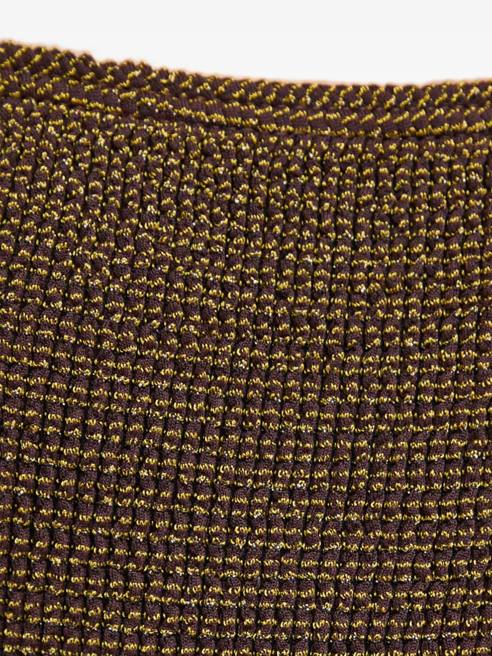 Bond-eye Strandjurk met vierkante hals Bruin