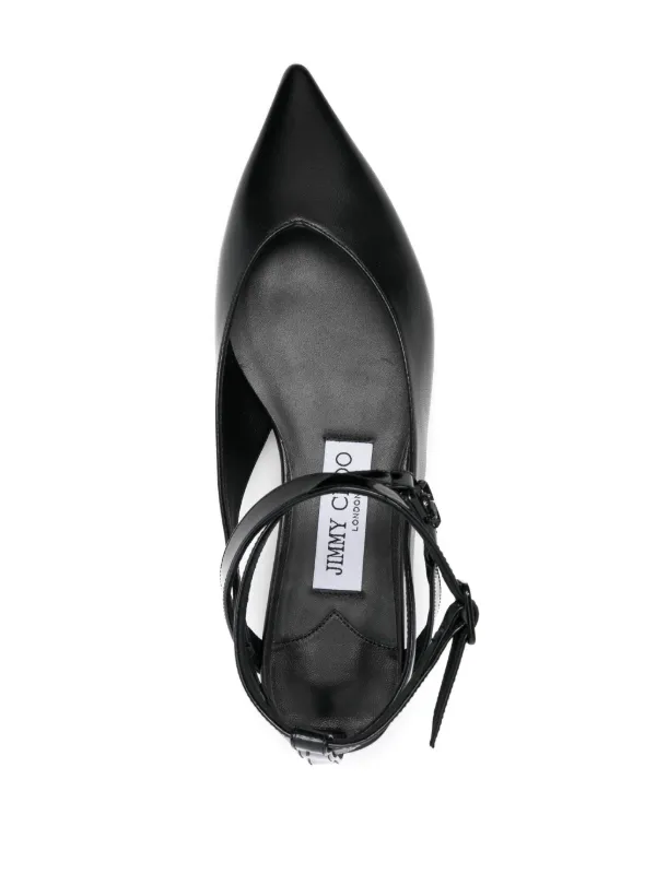 【Jimmy Choo】JEMIMA FLAT◆JEMIMAFLATNZL Jemima | Macaron Leather Flats | JIMMY CHOO