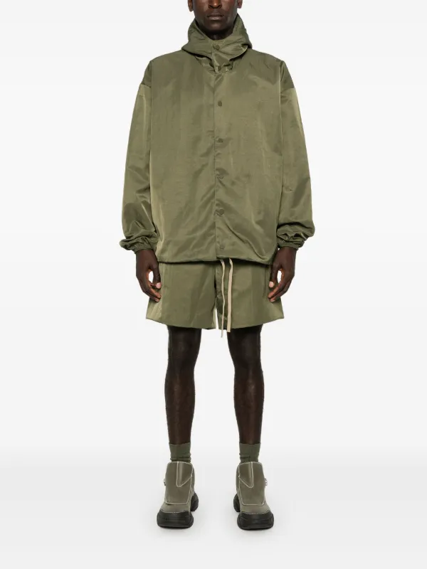 FEAR OF GOD ESSENTIALS Textured Nylon Hooded Coaches Jacket