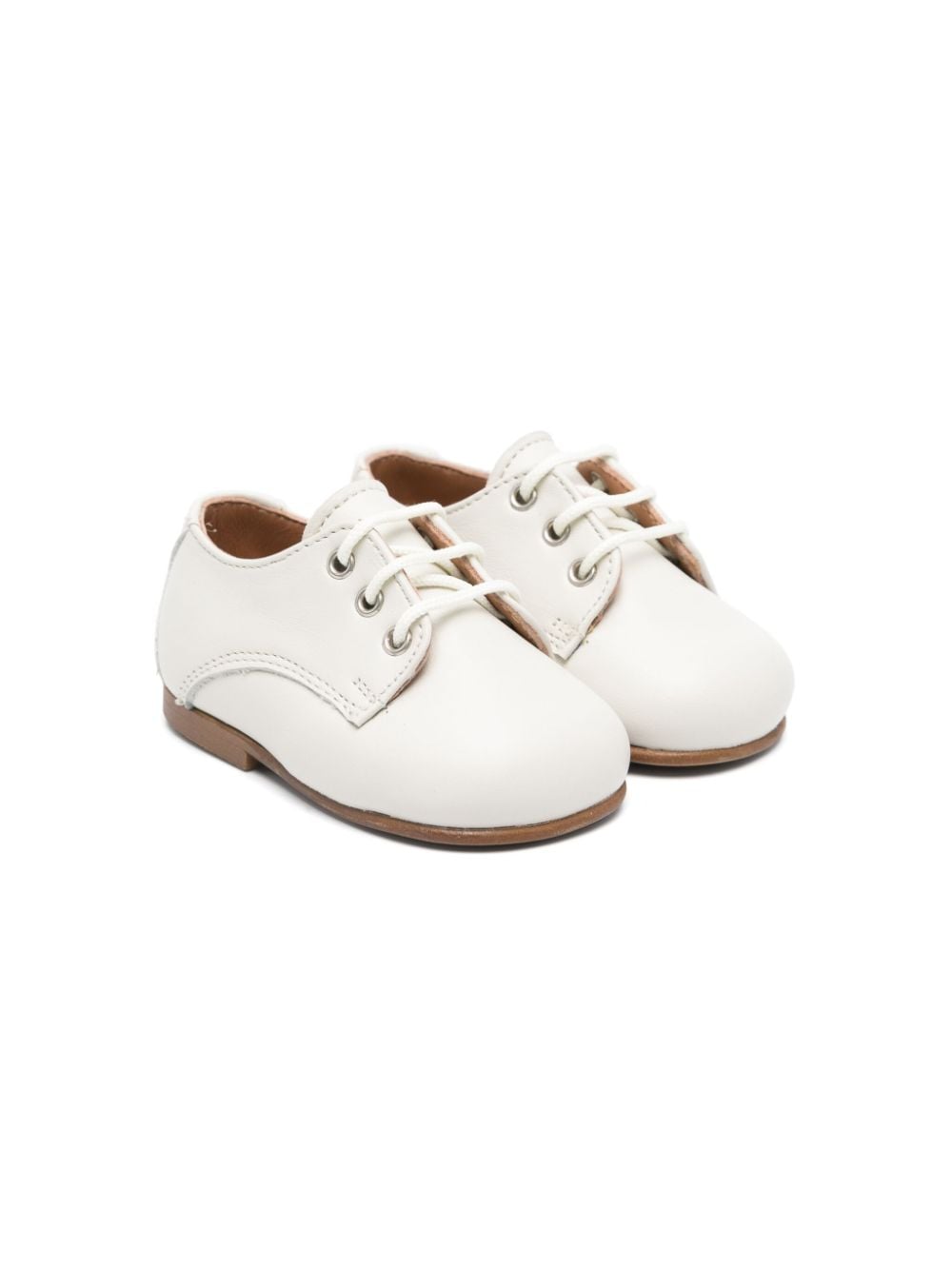 Eli1957 leather pre-walkers White