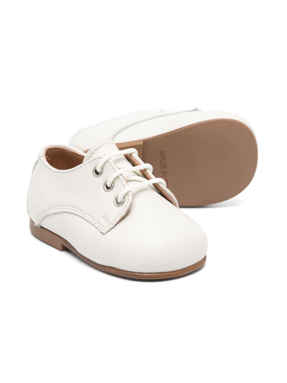 Eli1957 leather pre-walkers - Wit