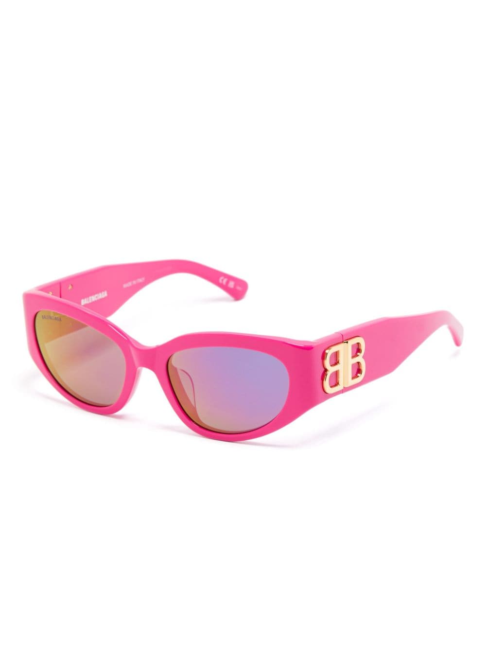 Balenciaga Bossy Round AF sunglasses - Roze