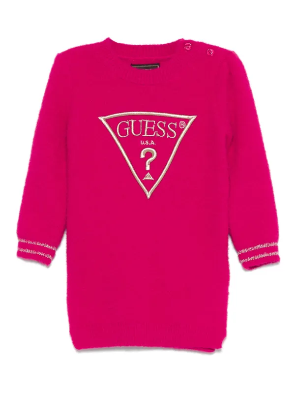 Guess Kids Brushed Dress Set Pink FARFETCH PH